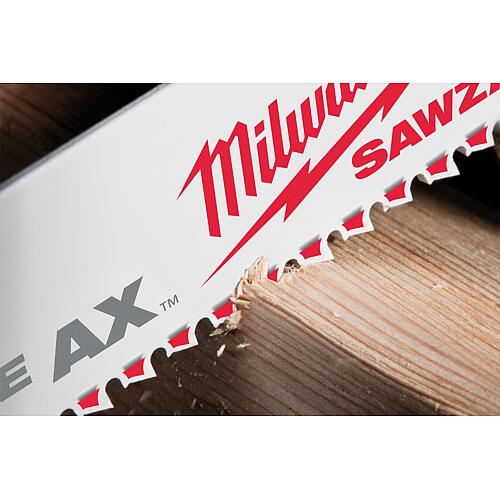 Milwaukee THE AX Sabre saw blade, length 300 mm, PU 1 piece, for wood with nails Anwendung 2
