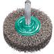 Round brushes, ø 6 mm shaft, stainless steel wire