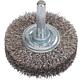 Round brushes, ø 6 mm shaft, steel wire Standard 1