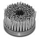 Disc brush Ø 130 mm Grinding bristles SIC K 80 Thread attachment M 14