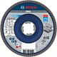 Slatted grinding disc BOSCH® straight with X - Lock holder Ø 125 mm K60