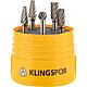Klingspor carbide cutter set with special serration for stainless steel, 5-piece Standard 1