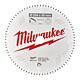 Circular saw blade Milwaukee Ø 254x30 mm, 80 flat trapezoidal teeth, for aluminium