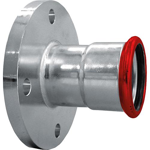 Carbon steel press fitting M-profile Adapter flange PN10/16 22 mm