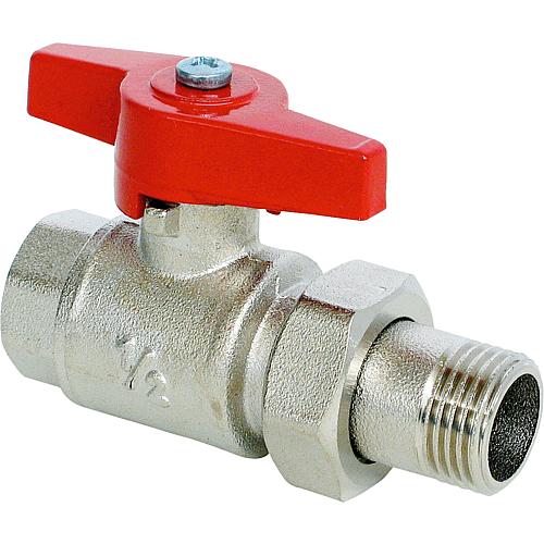 Ball valve IT x ET with butterfly handle