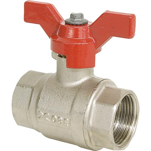 Ball valve, IT x IT with butterfly handle