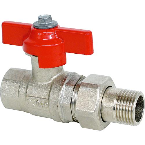 Ball valve, IT x screw connection ET, with butterfly handle