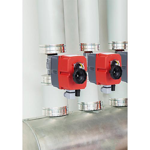 2-way electric ball valve, straight connection