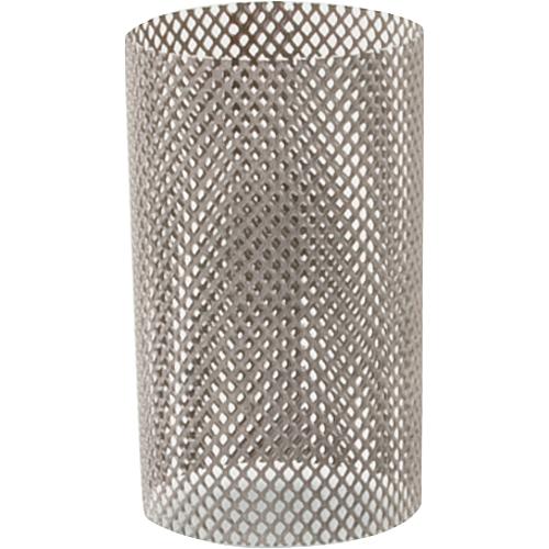 Stainless steel sieve for brass dirt trap