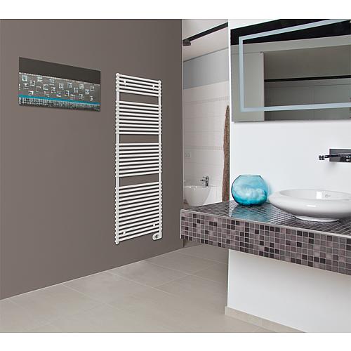 Catania heated towel rail, electric Anwendung 1