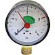 Heating manometer 63 mm ø DN10 (3/8") radial Standard 1