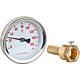 Bimetall-Thermometer ø 63 mm, axial, DN 15 (1/2") Standard 2