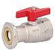 Pump flange ball valve 1" with gravity brake nickel plated PN 16