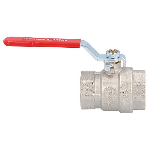 Brass ball valve, full flow, not suitable for industrial and drinking water, IT x IT