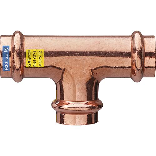 Copper press fittings T-piece Standard 1