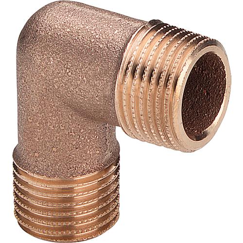 Angle 90°, gunmetal, threaded fitting (ETxET) 3091
 Standard 1