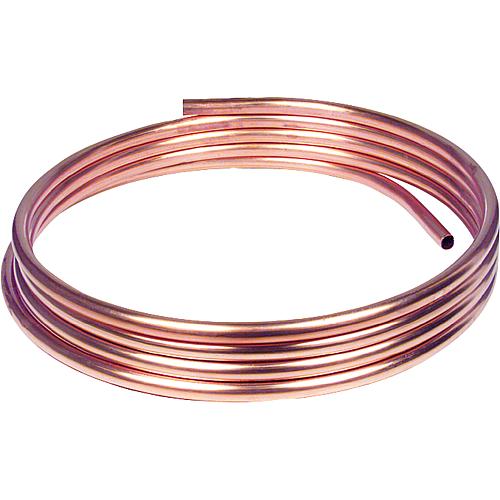 Bare copper pipe, in rolls Standard 1