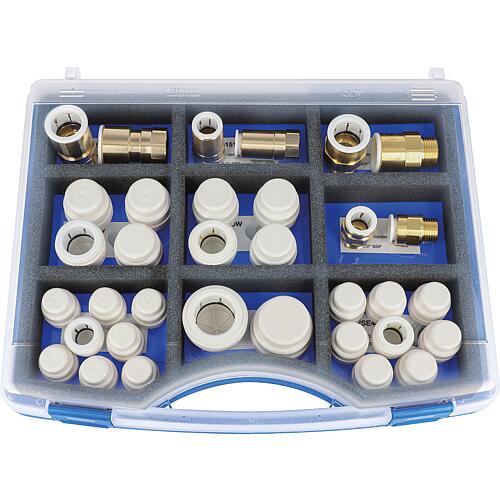 Service case push fittings large Standard 1