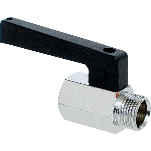 Mini ball valve IT x ET with long lever Standard 1