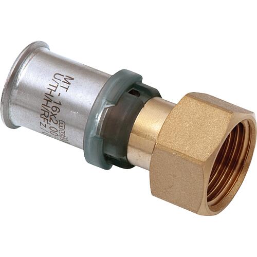 MULTITUBO Screw connections Ø32mm-DN25 (1") female thread, non-tinned