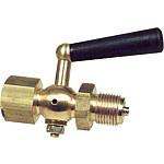 Pressure gauge shut-off valve, joint x pin