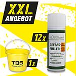 XXL offer 400 ml jar filler + TBS construction bucket, 13 pieces