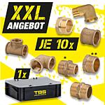 XXL offer Threaded fittings brass + TBS transport box