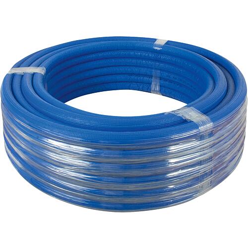 MULTITUBO aluminium composite pipe blue insulation S9, Ø16x2.0mm, PU50m