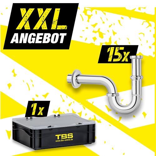 XXL-Angebot Röhrensiphons + TBS Transportbox, 16-teilig Standard 1