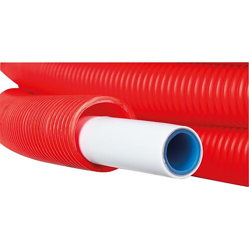 Uni Pipe Plus Uponor, blanc, dans gaine de protection, en rouleaux