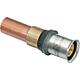 MULTITUBO Pressing transition fitting to copper/stainless steel, untinned Standard 1