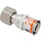 Uponor S-Press transition fitting, flat-sealing with IG Plus Standard 1