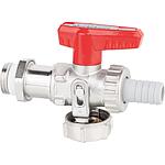 KFE ball valve DN 15 (1/2”), long design, 10 bar