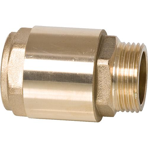 Non-return valve, IT to ET flow with metal insert and Viton seal