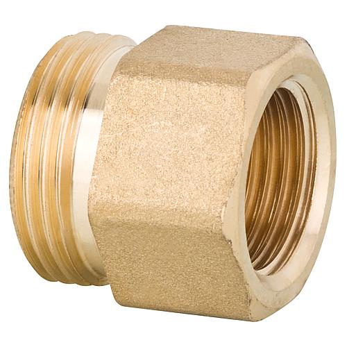 Eurocone screw connection parts, transition sleeve IT x ET, bare brass Standard 1