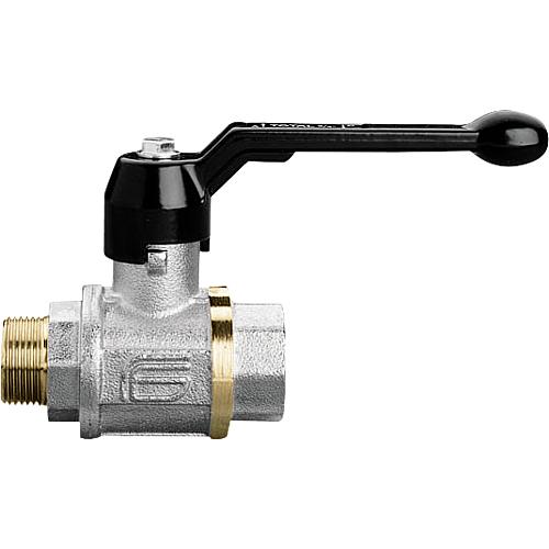 Total brass ball valve ET x IT, with aluminium lever Standard 1