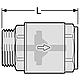 Non-return valve, ET according to IT, max. 110°C Standard 2