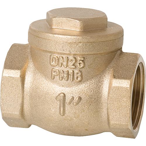 Check valve, IT on both sides with rubber seal on the valve flap