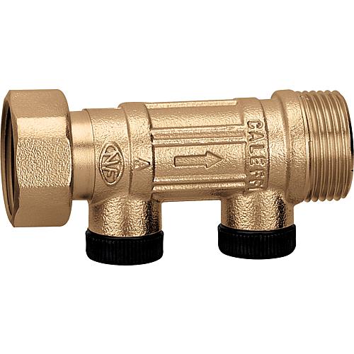 Controllable backflow preventer, union nut x ET