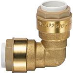 Push fittings for copper and plastic pipes
