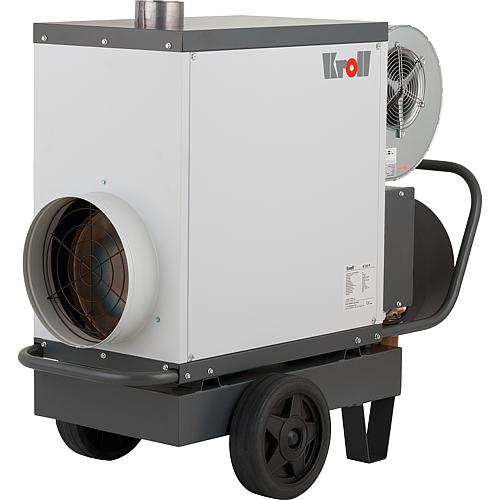 Mobile hot air generator Kroll M25 with oil burner