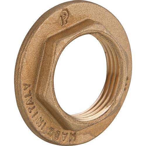 Groove nut 3/8" Brass