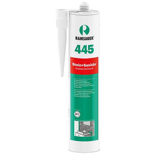 Neutral silicone RAMSAUER 445 Stone + Plumbing [white] 310ml cartridge