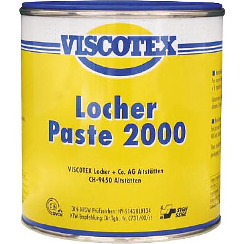 Locher-Paste 2000/950g Dose Dichtungspaste für Gas/Wasser DVGW in Verwendung mit Hanf