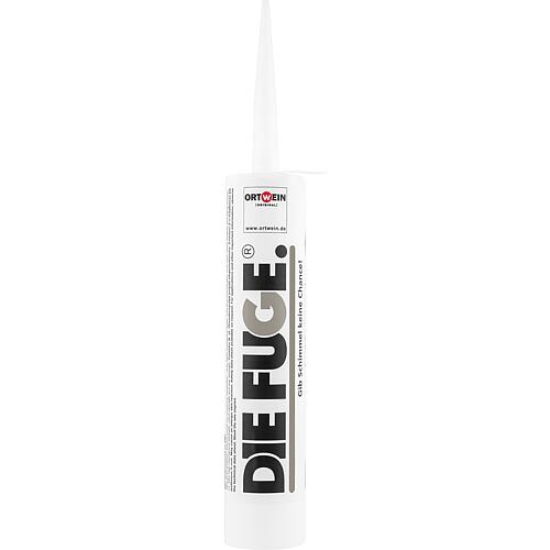 Sealant ORTWEIN Die Fuge, stone grey (RAL 7030), mildew-free, SMP-based, 300g cartridge