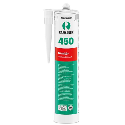 Plumbing silicone RAMSAUER 450 Colour: stone grey 310 ml Cartridge