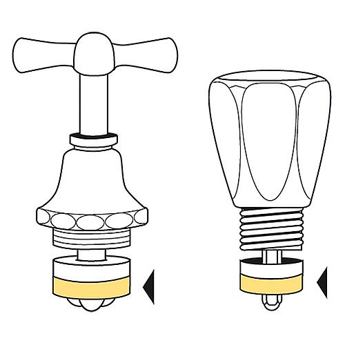 OHA® quality tap washers with hole Standard 2