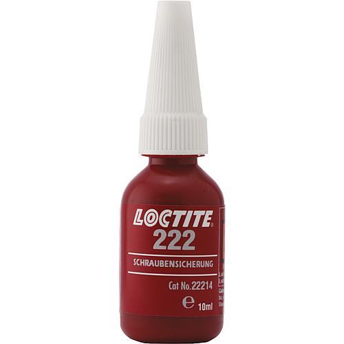 Screw lock low strength LOCTITE 222, 10ml dosage bottle