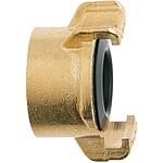 GEKA plus threaded piece (IT), brass