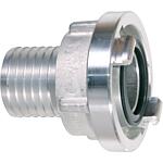 Couplings with ribbed socket profile